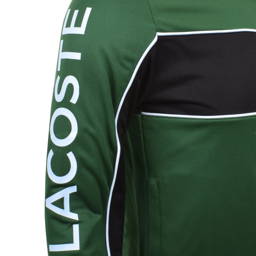 Image number 5 for Lacoste Sport Full Zip Sweatshirt Green