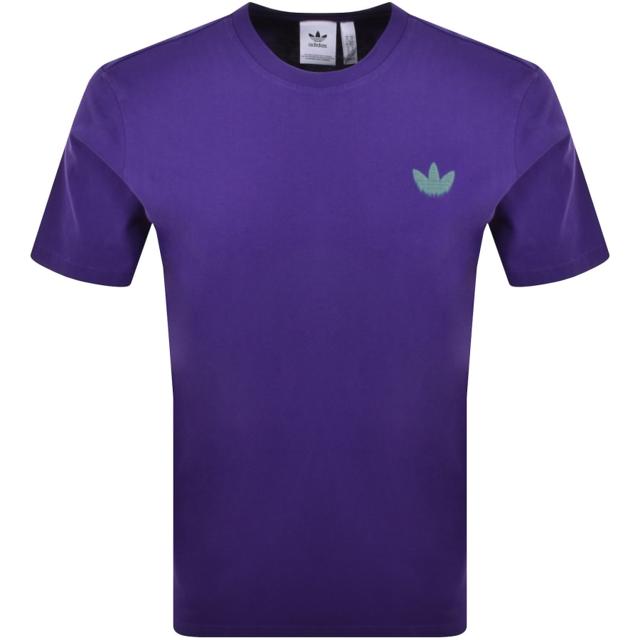 Image number 2 for adidas Originals Skeleton Back T Shirt Purple