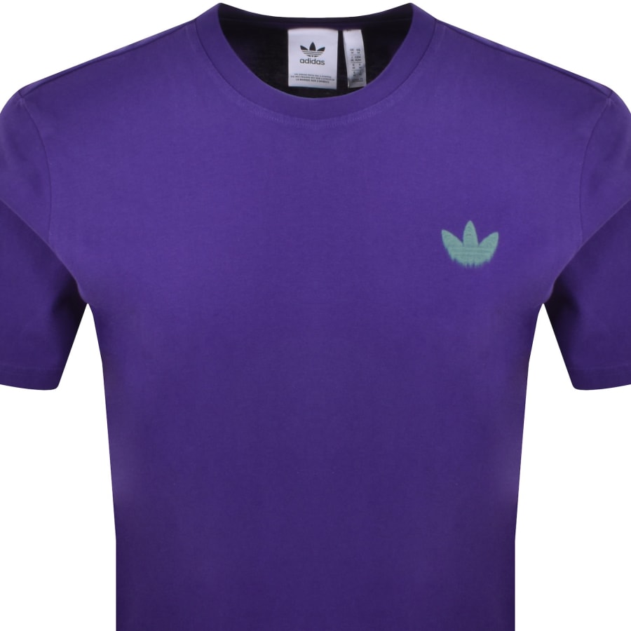 Image number 3 for adidas Originals Skeleton Back T Shirt Purple