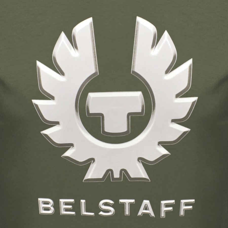 Image number 3 for Belstaff Liquify Graphic T Shirt Surplus Green