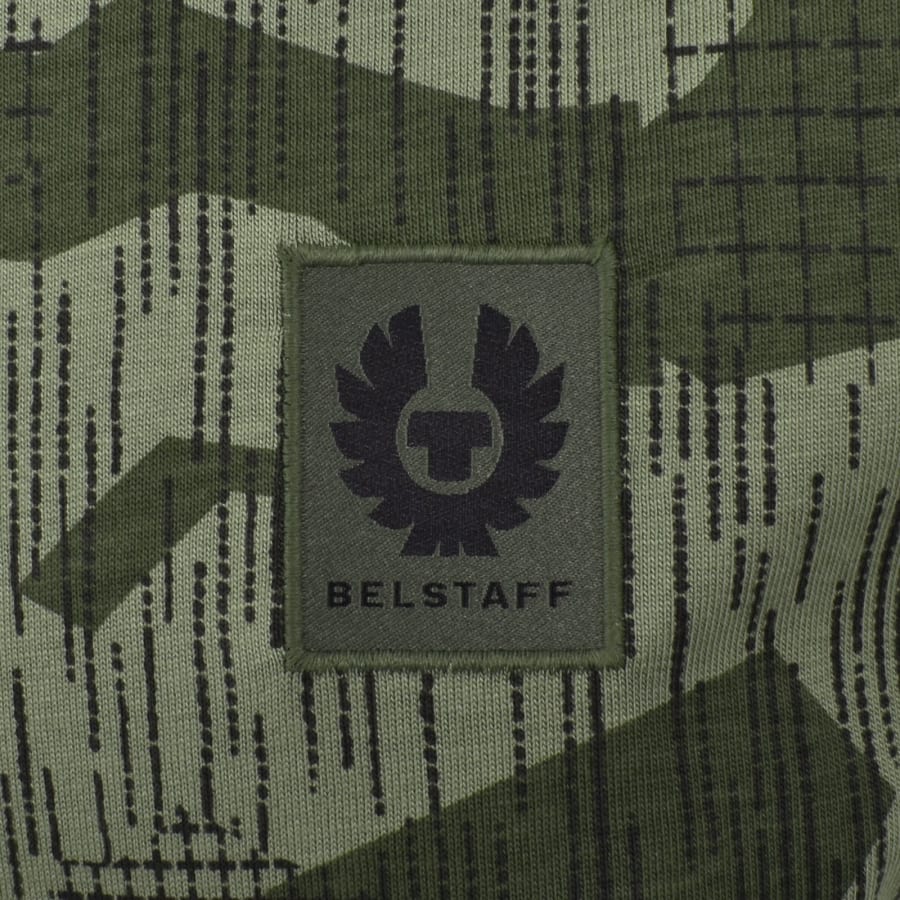 Image number 3 for Belstaff Terrain Camo T Shirt Surplus Green