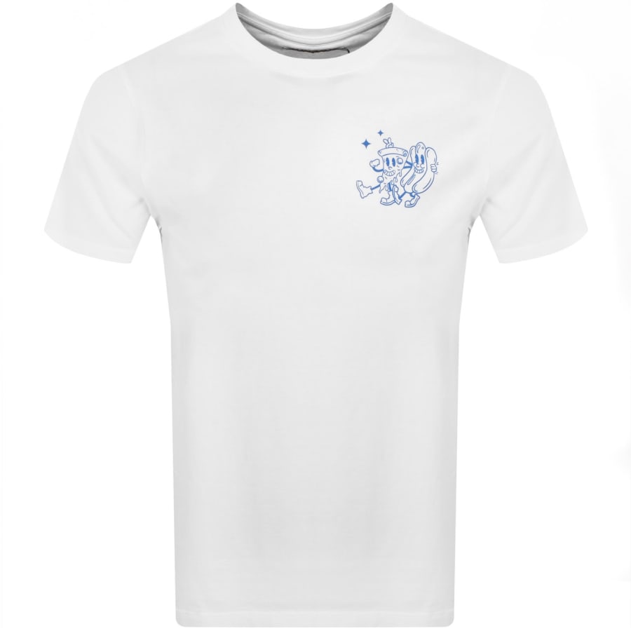 Image number 2 for Farah Limscott Graphic T Shirt White
