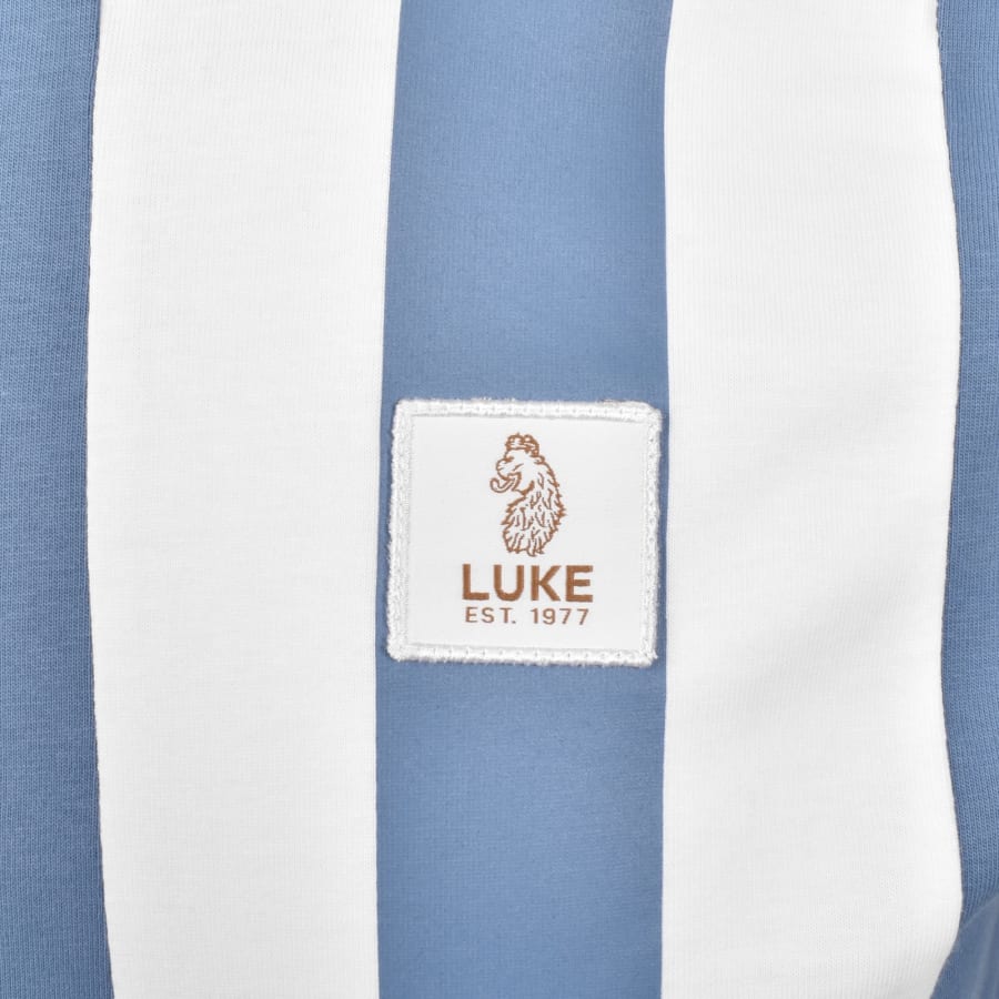Image number 3 for Luke 1977 Edale T Shirt Denim Blue