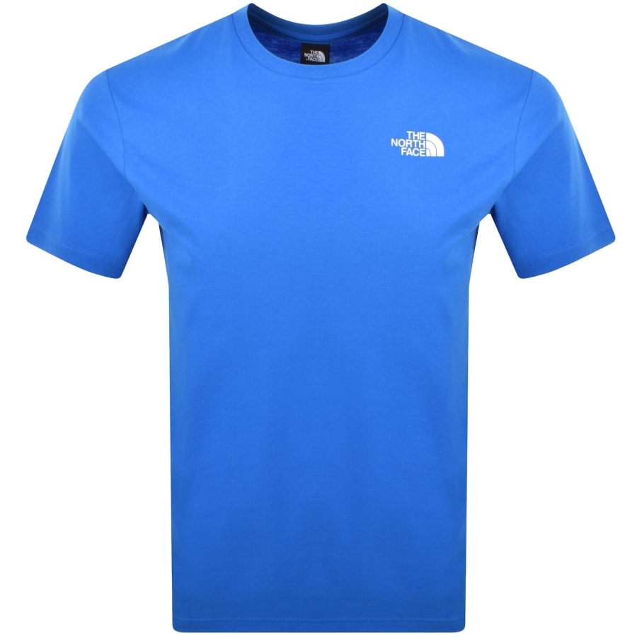 Image number 2 for The North Face Vertical T Shirt Hero Blue