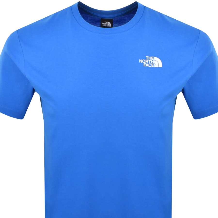 Image number 3 for The North Face Vertical T Shirt Hero Blue