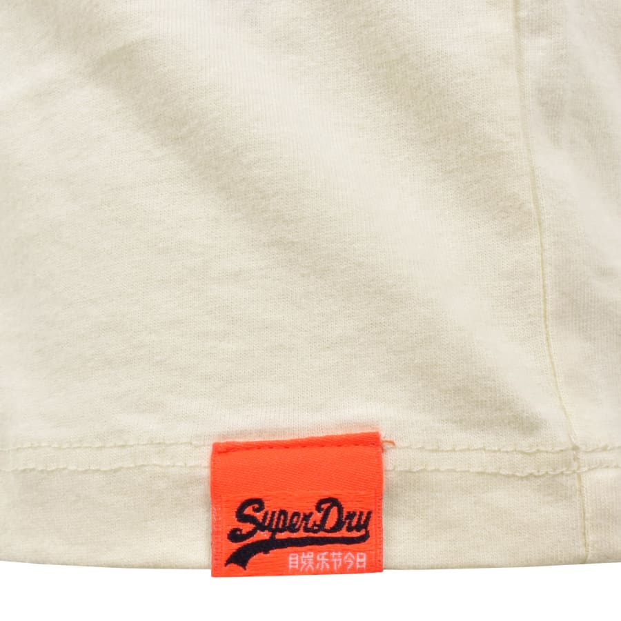 Image number 4 for Superdry Cali Logo Vest Off White