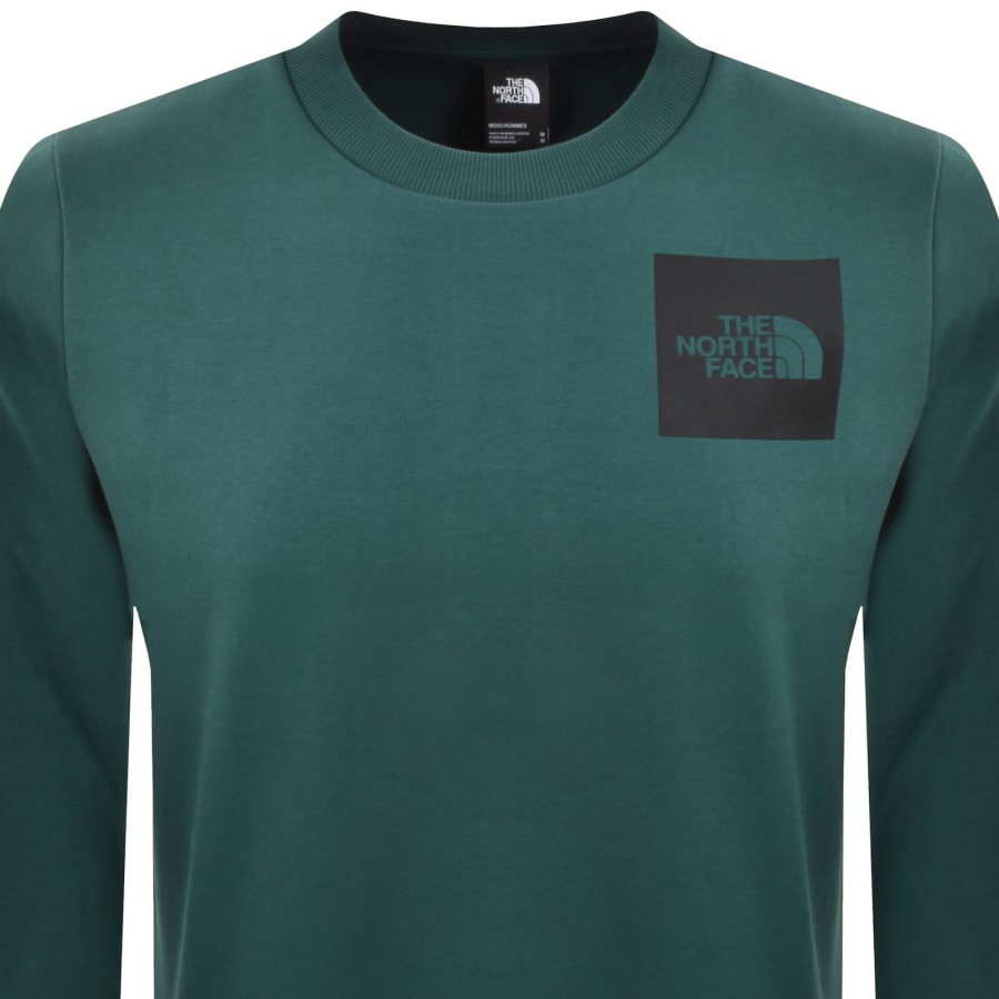 Image number 2 for The North Face Fine Crew Neck Sweatshirt Green