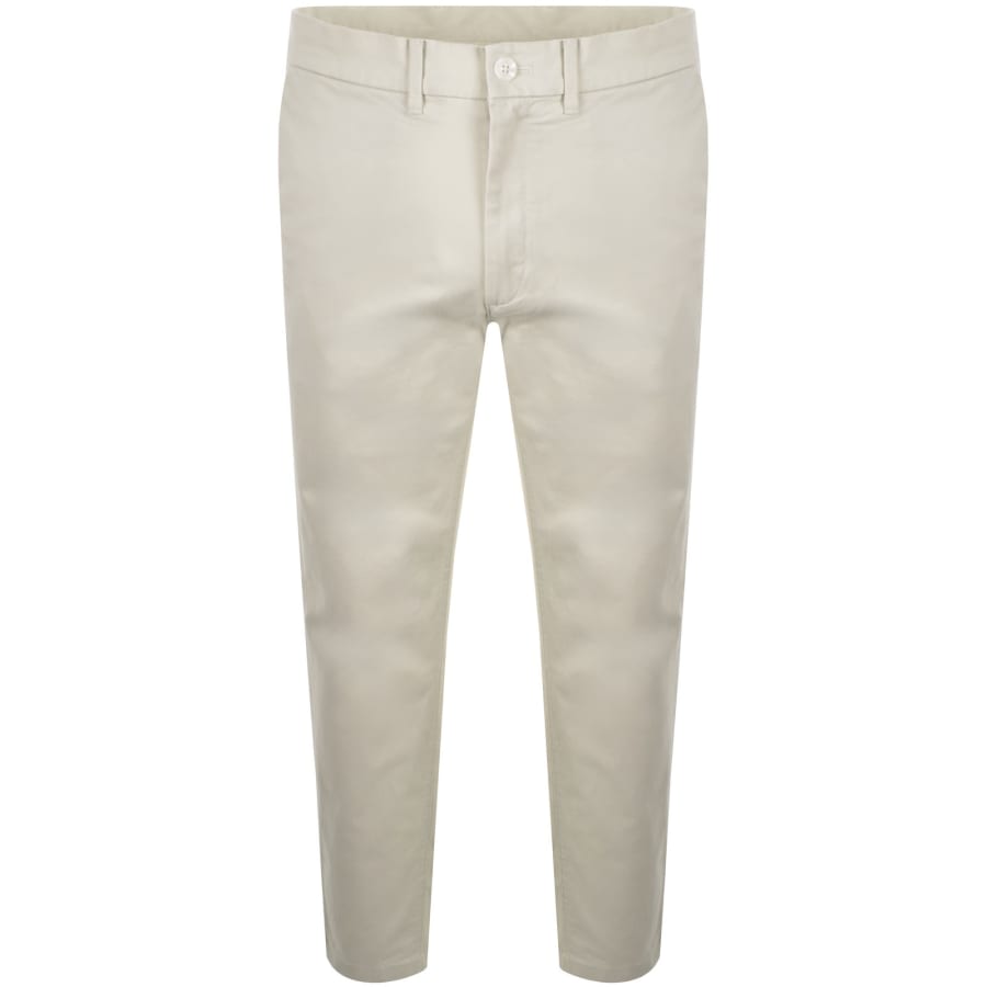 Image number 2 for Calvin Klein Modern Twill Chinos Oatmeal