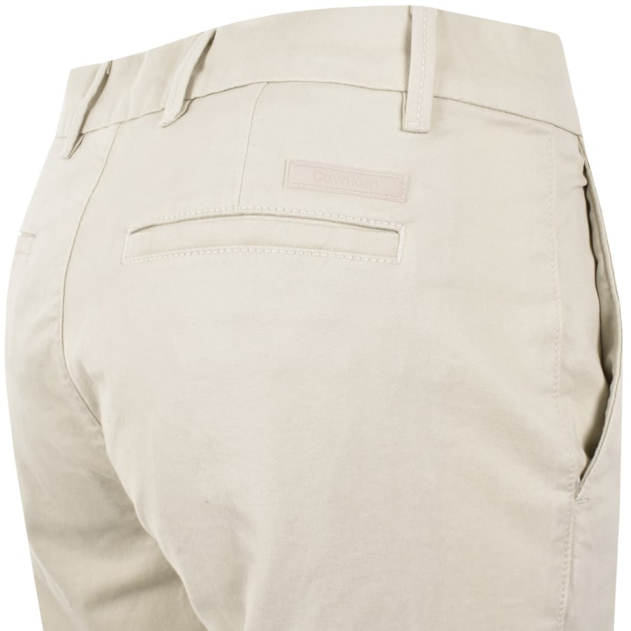 Image number 4 for Calvin Klein Modern Twill Chinos Oatmeal