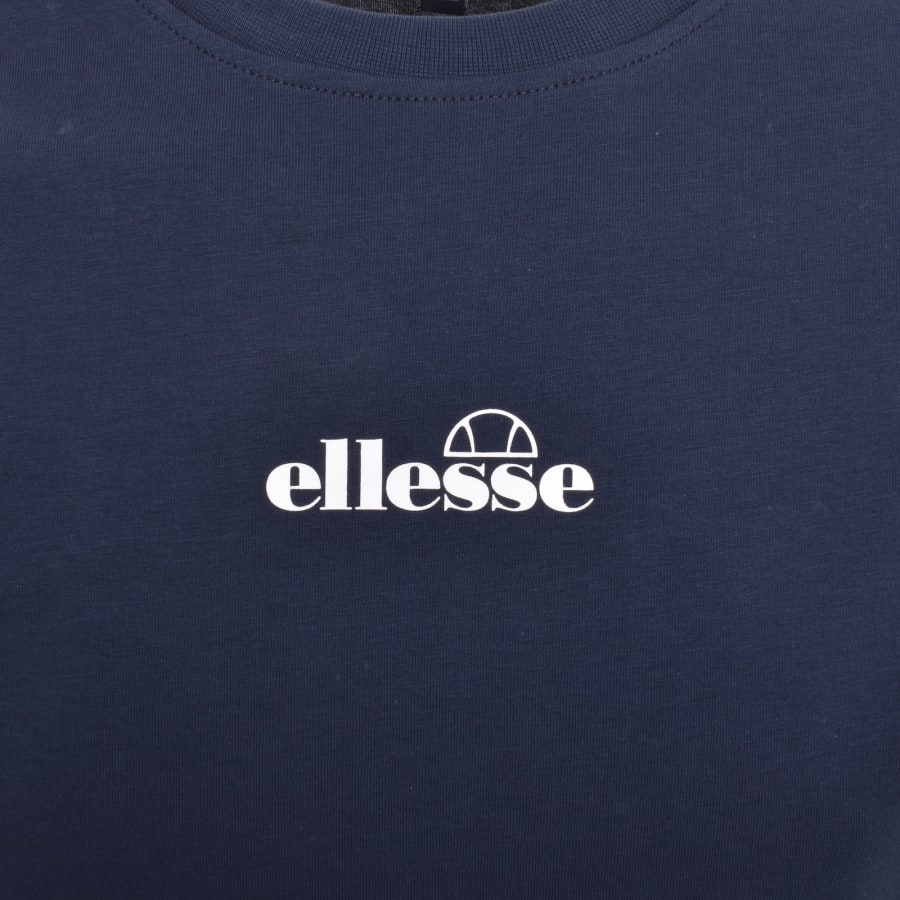Image number 3 for Ellesse Ollio Logo T Shirt Navy
