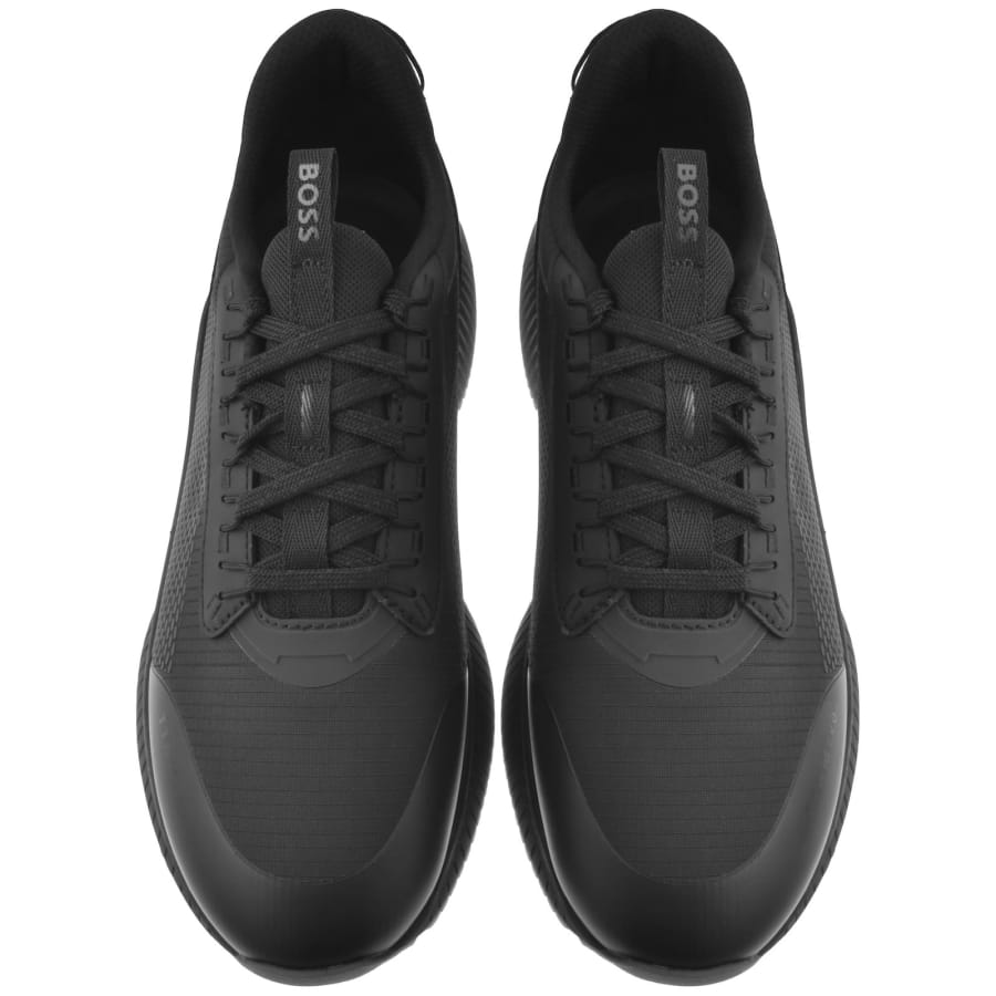 Image number 3 for BOSS Titanium Runner Trainers Black