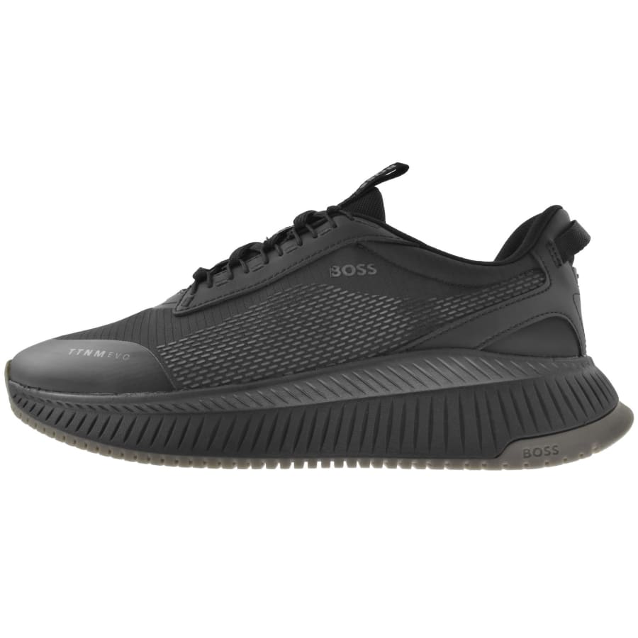 Image number 1 for BOSS Titanium Runner Trainers Black