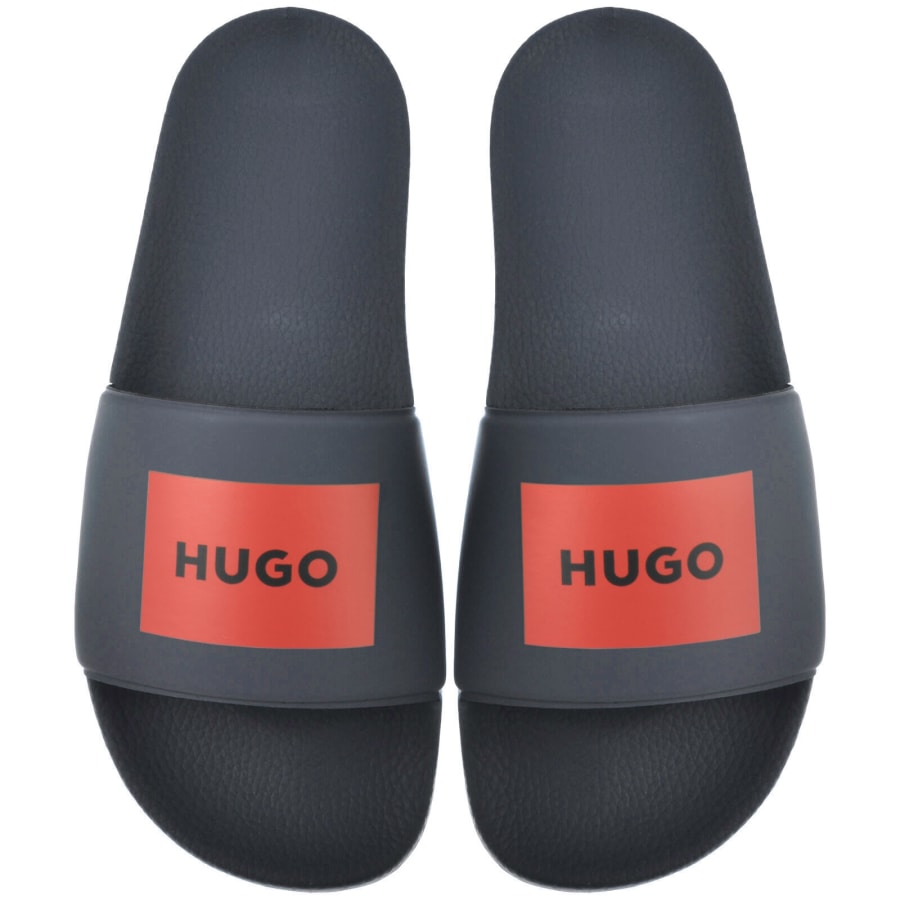 Image number 1 for HUGO Timein Sliders Dark Blue