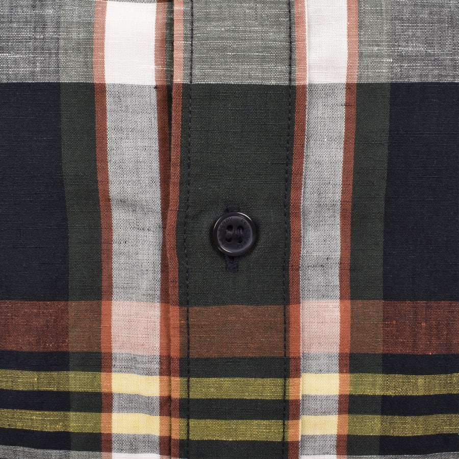 Image number 4 for Fred Perry Madras Check Shirt Navy