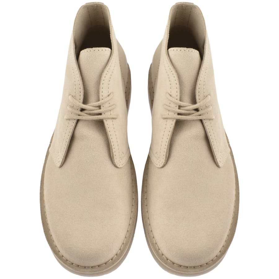 Image number 3 for Fred Perry Hawley Suede Shoes Beige