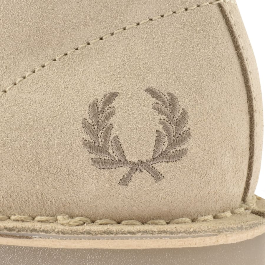 Image number 4 for Fred Perry Hawley Suede Shoes Beige