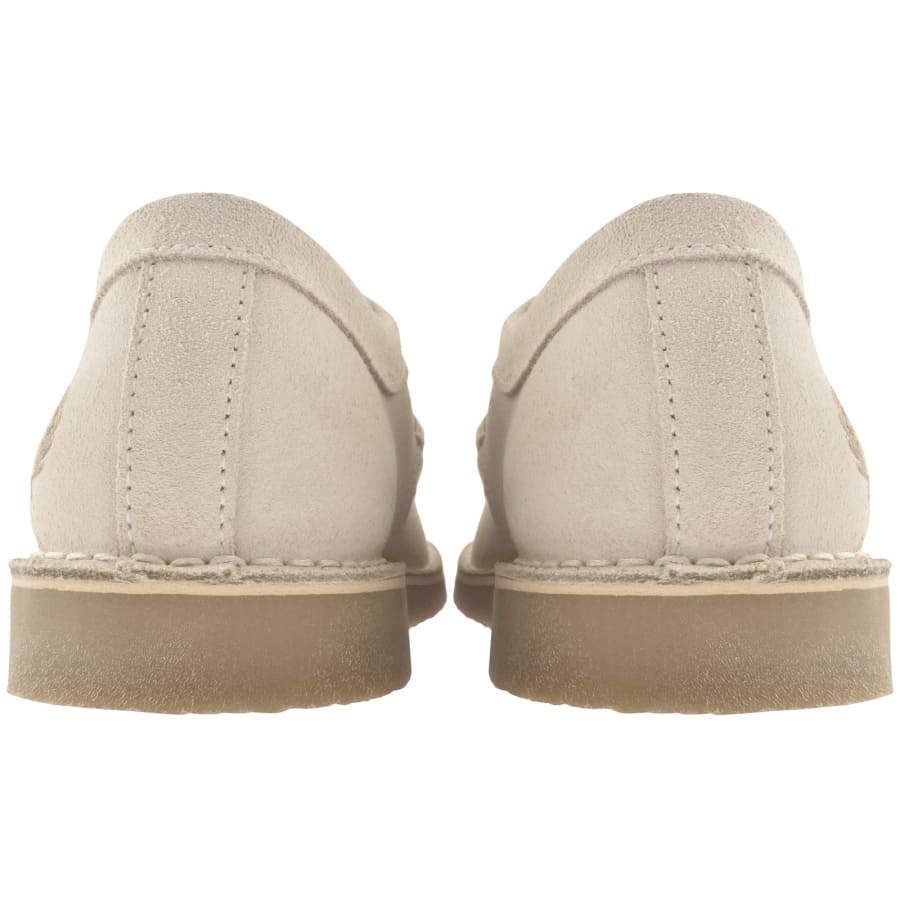 Image number 2 for Fred Perry Kenny Low Suede Shoe Cream