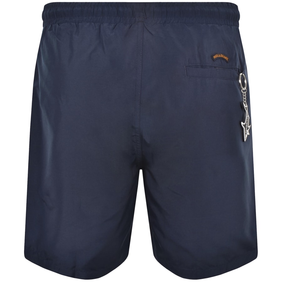 Image number 2 for Paul And Shark Save The Sea Swim Shorts Navy