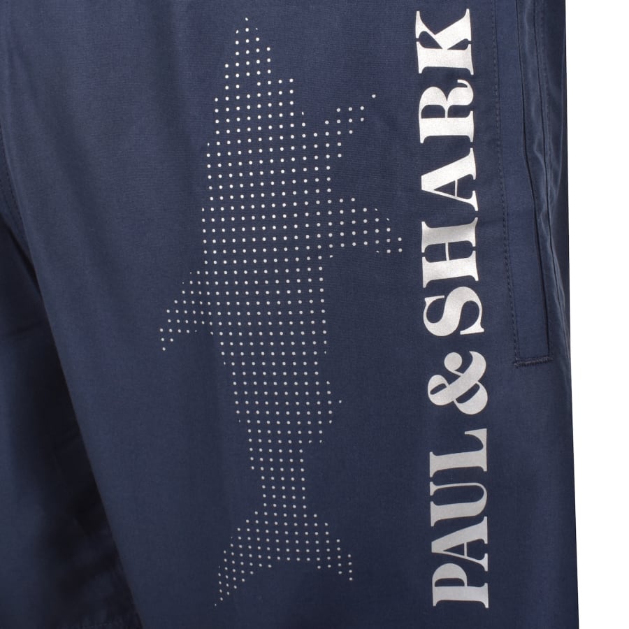 Image number 3 for Paul And Shark Save The Sea Swim Shorts Navy