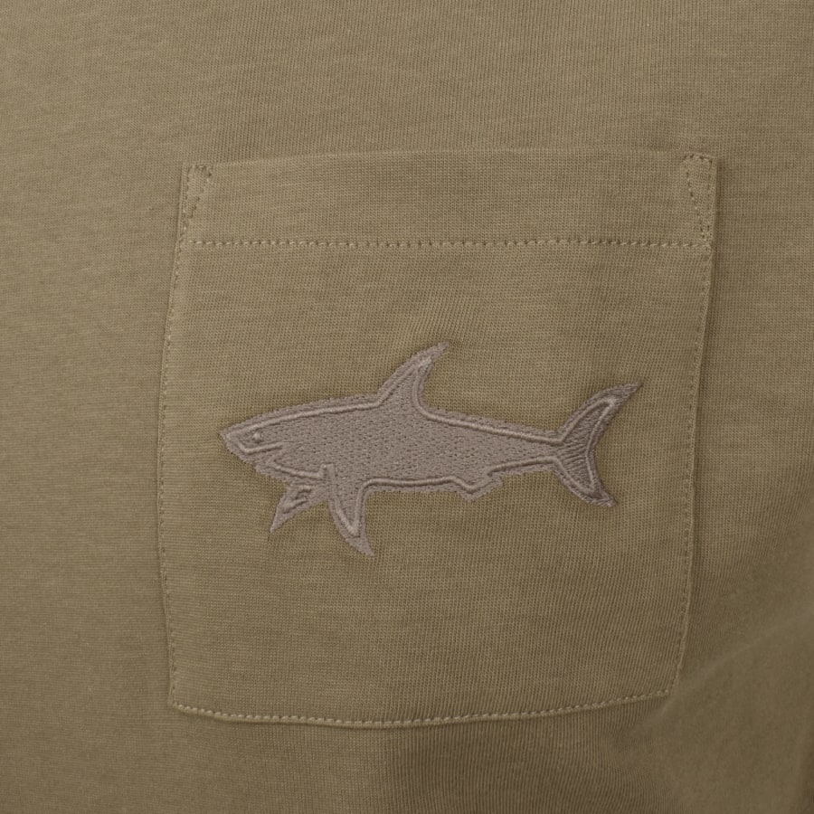 Image number 3 for Paul And Shark Logo T Shirt Brown
