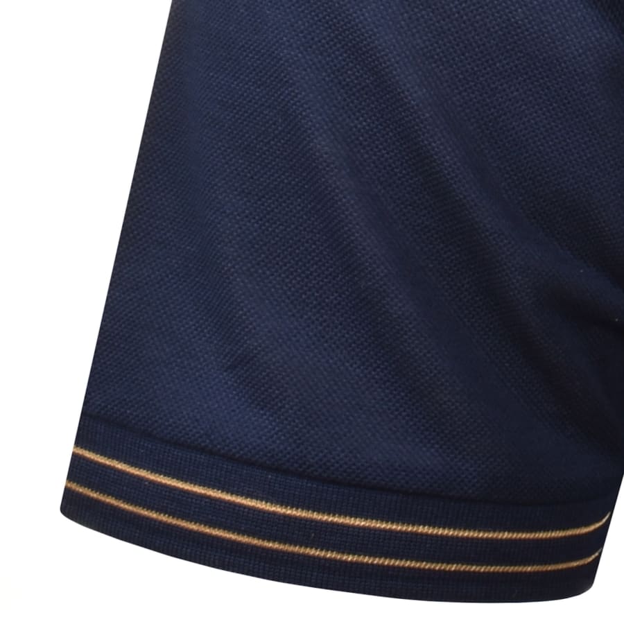 Image number 3 for Paul And Shark Contrast Trim Polo T Shirt Blue