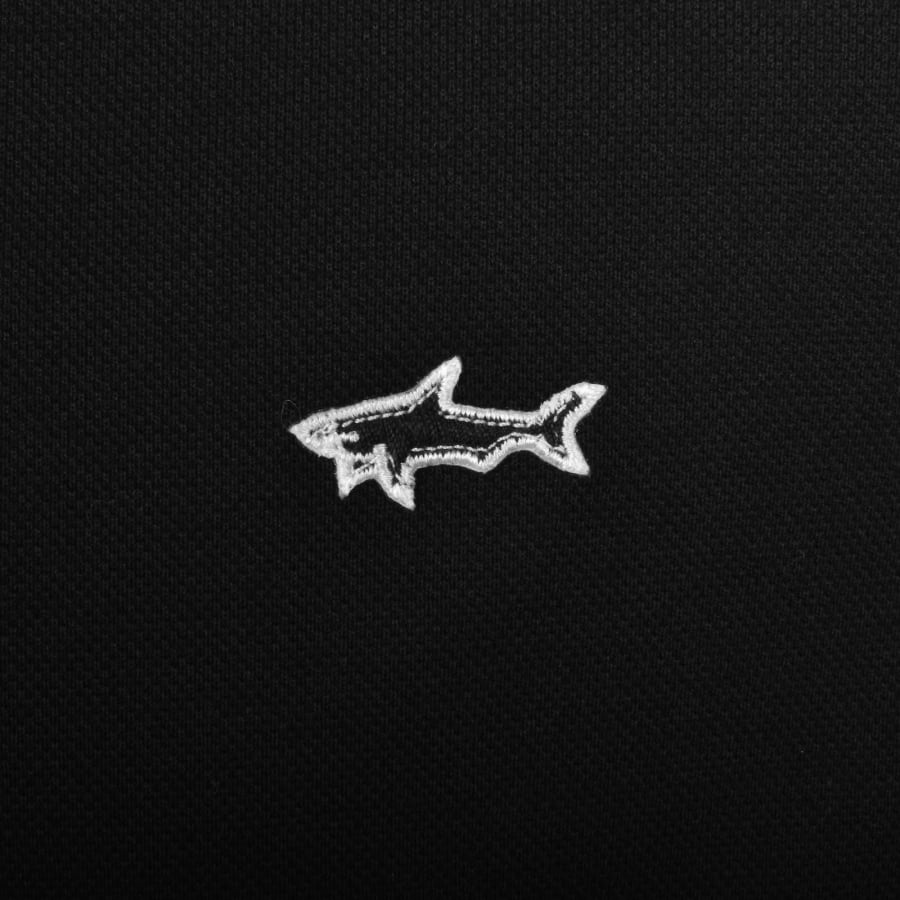Image number 3 for Paul And Shark Logo Polo T Shirt Black