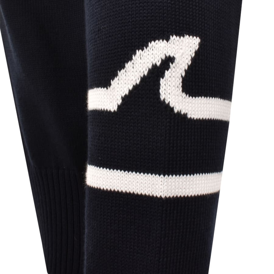 Image number 3 for Paul And Shark Tag Knit Jumper Navy