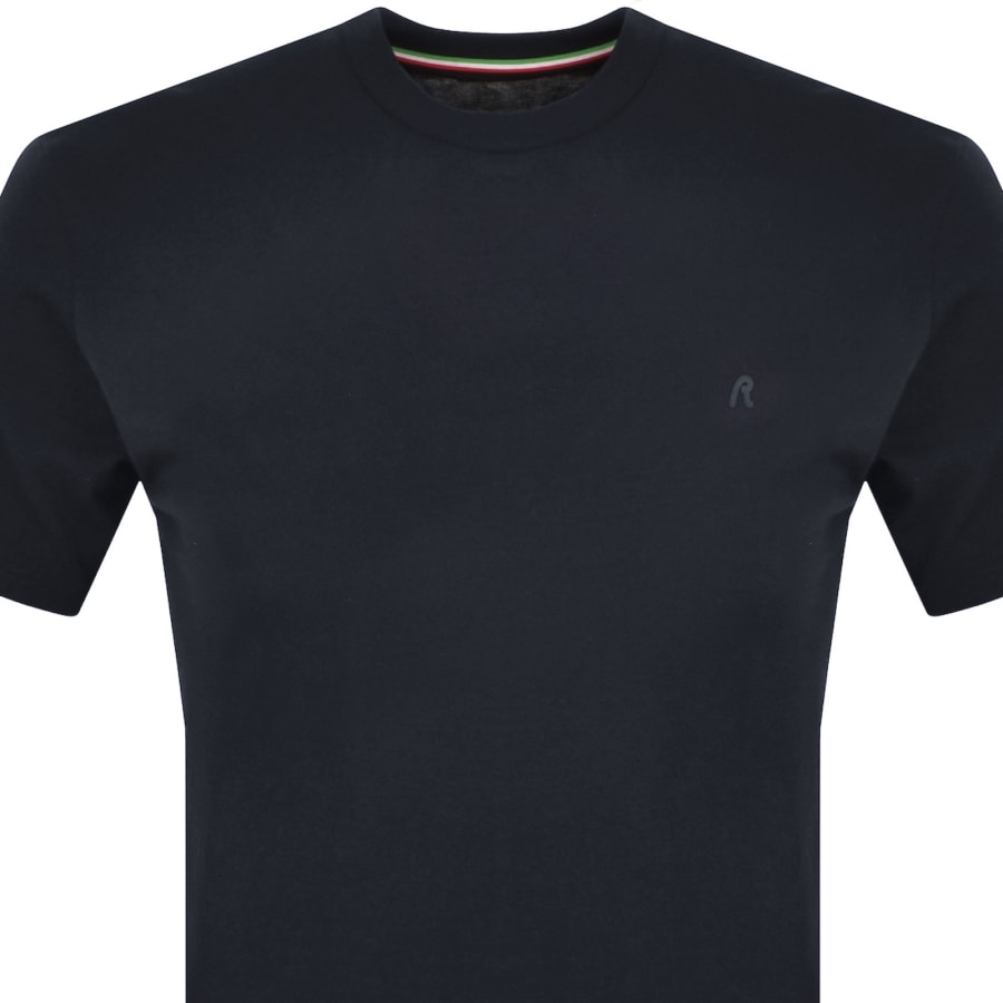 Image number 2 for Replay Small Logo T Shirt Night Blue