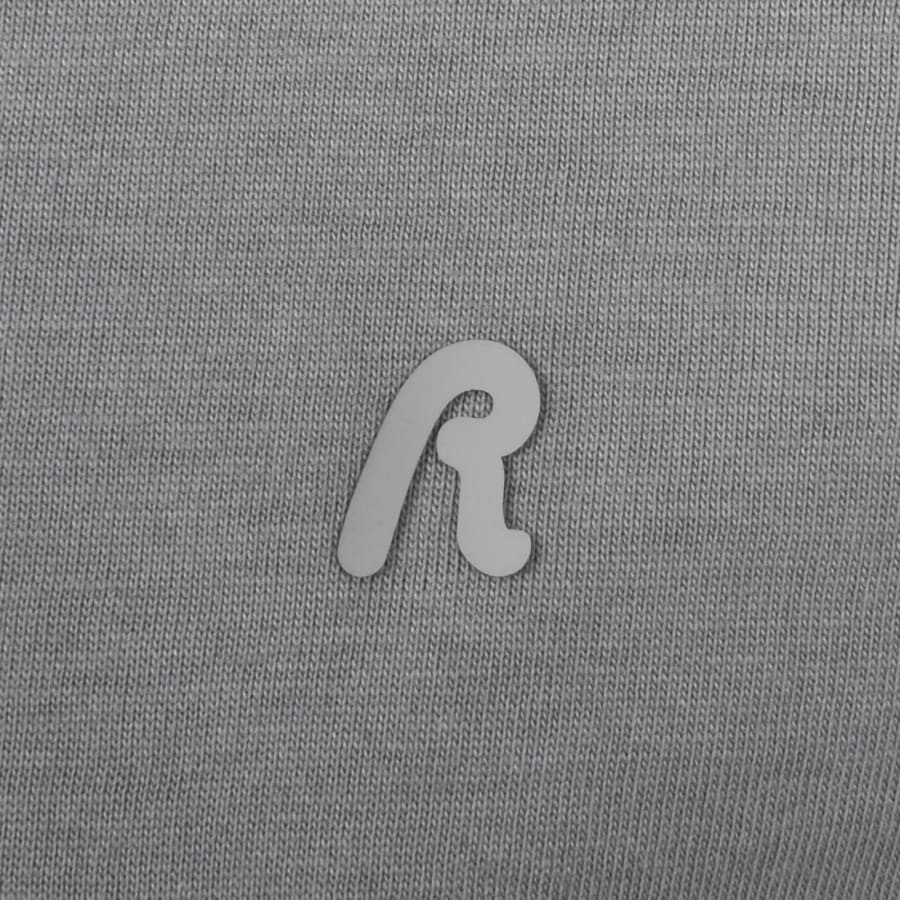 Image number 3 for Replay Small Logo T Shirt Lead Grey