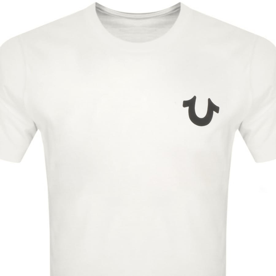 Image number 2 for True Religion World Tour T Shirt Winter White