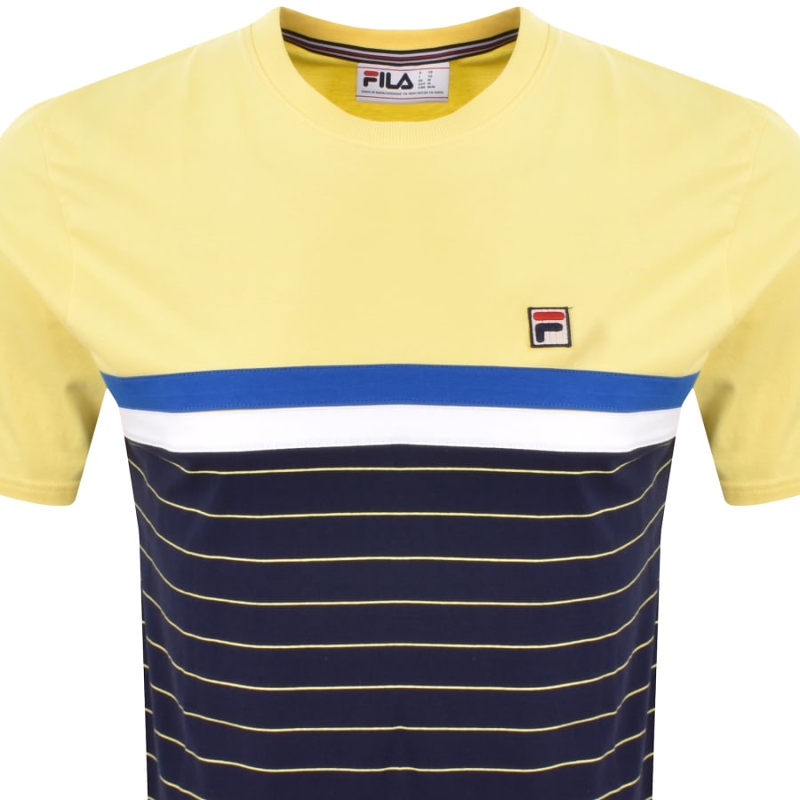 Image number 2 for Fila Vintage Comber 2 T Shirt Yellow