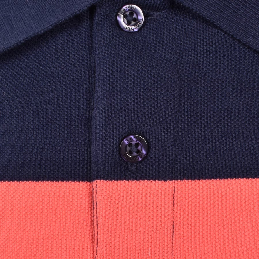 Image number 4 for Sergio Tacchini Young Line Polo T Shirt Navy