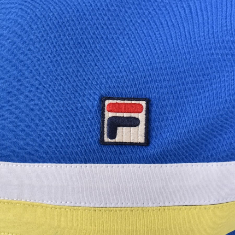 Image number 3 for Fila Vintage Razee T Shirt Blue