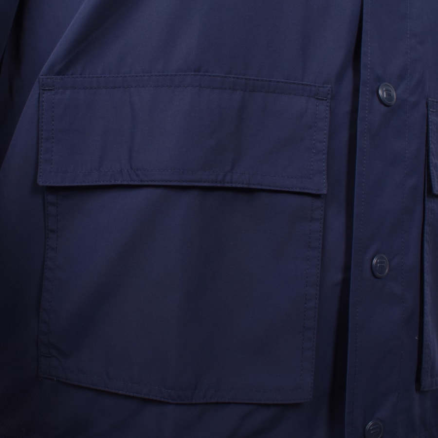 Image number 4 for Fila Vintage Bates Coach Jacket Navy