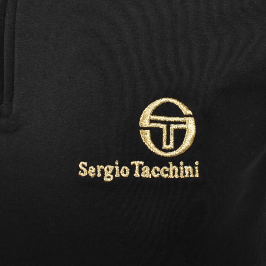 Image number 3 for Sergio Tacchini Daytone Funnel Neck Top Black