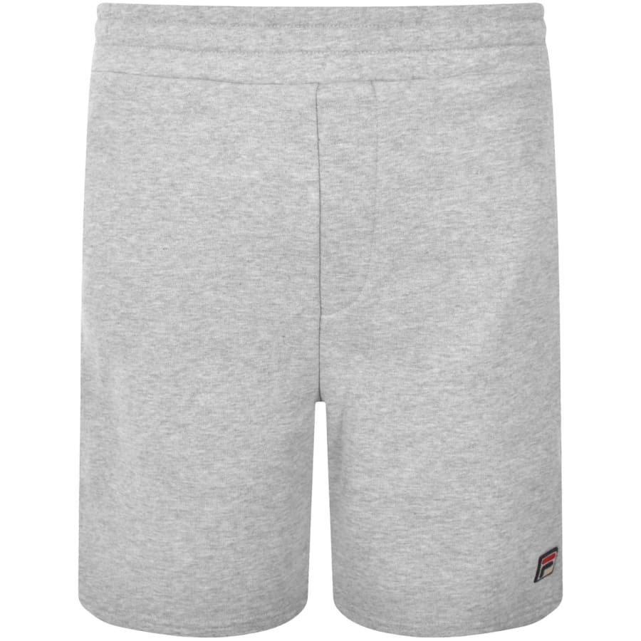 Image number 2 for Fila Vintage Vico Fleece Shorts Grey