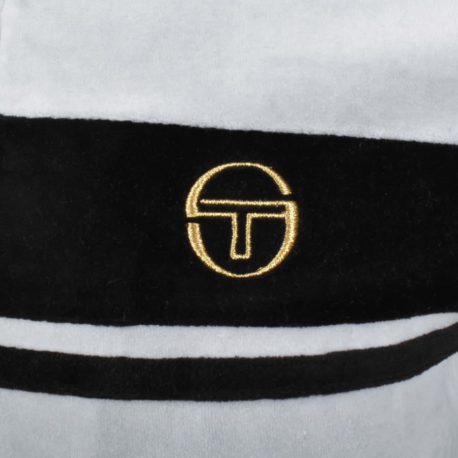 Image number 3 for Sergio Tacchini Damarindo Velour Track Top Grey