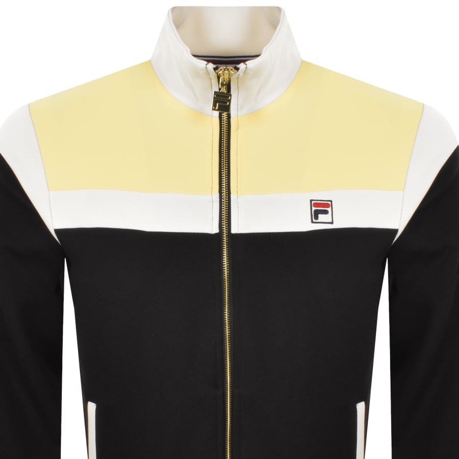 Image number 2 for Fila Vintage Cruz Full Zip Track Top Black
