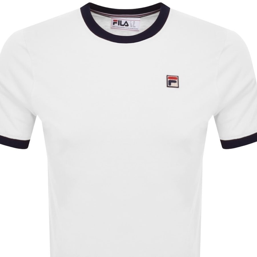 Image number 2 for Fila Vintage Marconi T Shirt White
