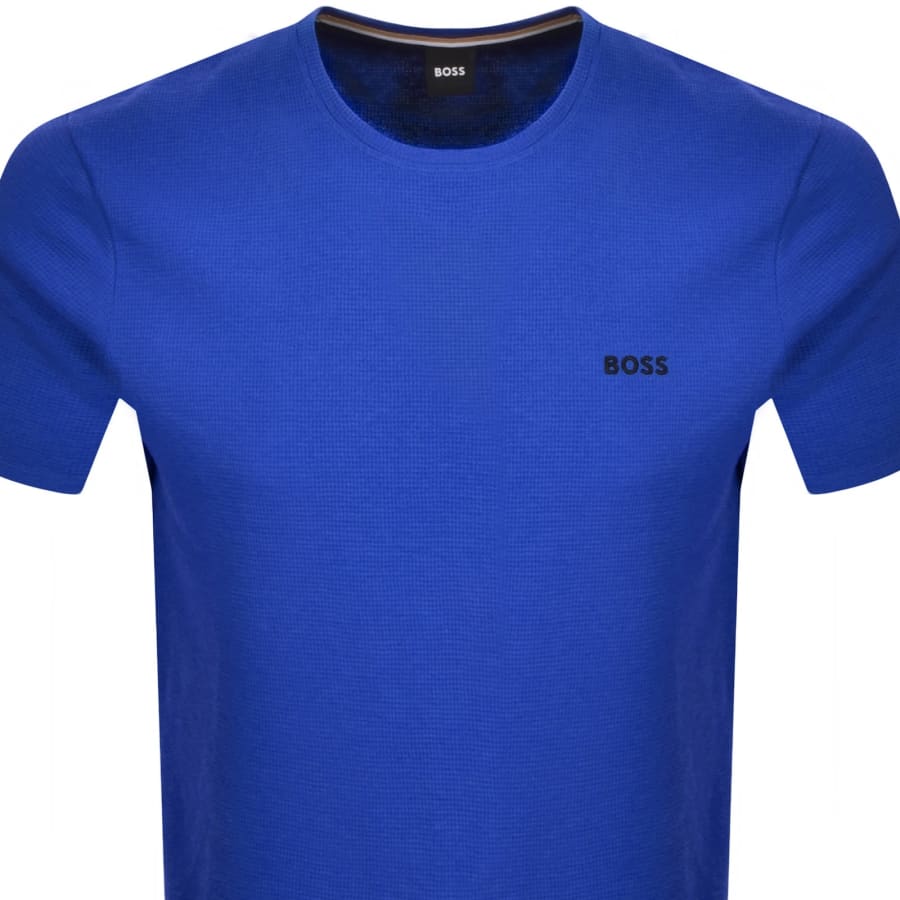 Image number 2 for BOSS Waffle T Shirt Blue