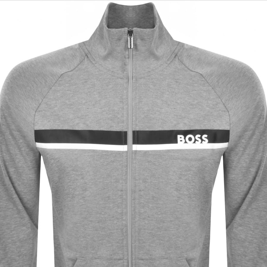 Image number 2 for BOSS Authentic Full Zip Sweatshirt Grey