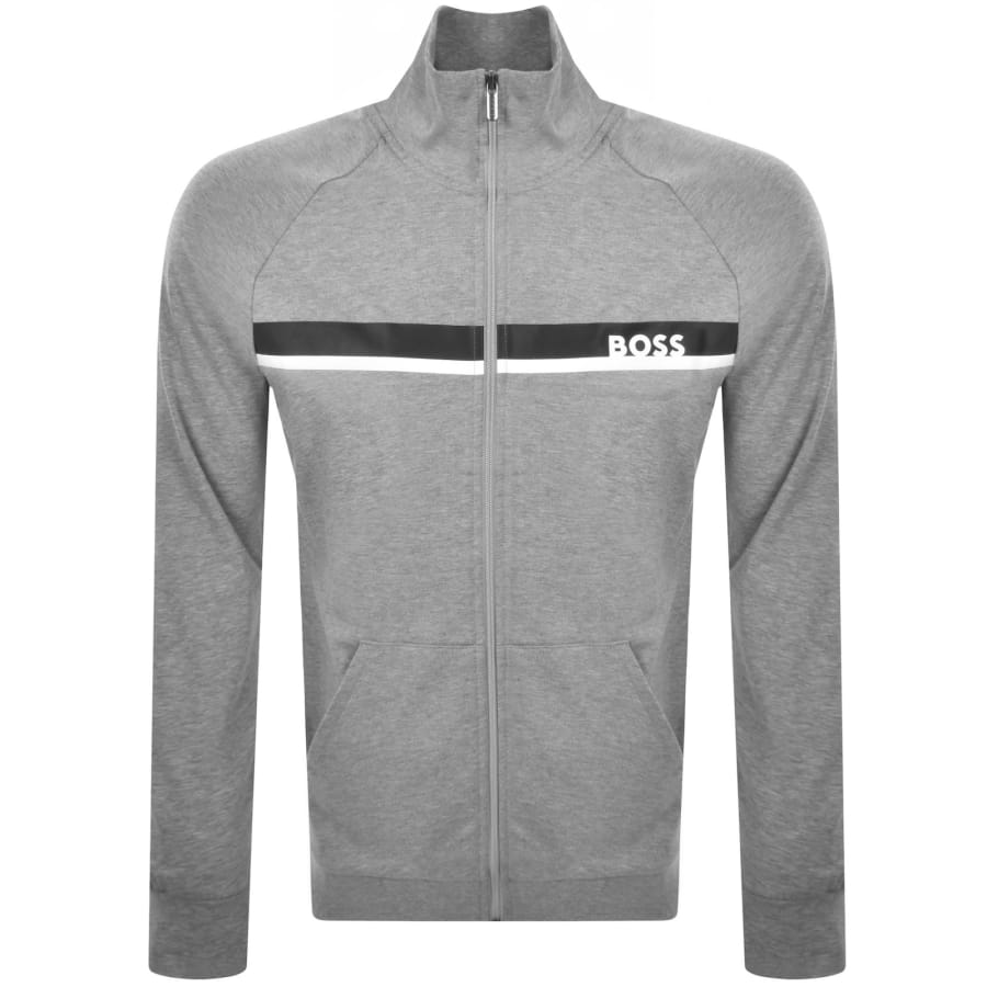 Image number 1 for BOSS Authentic Full Zip Sweatshirt Grey