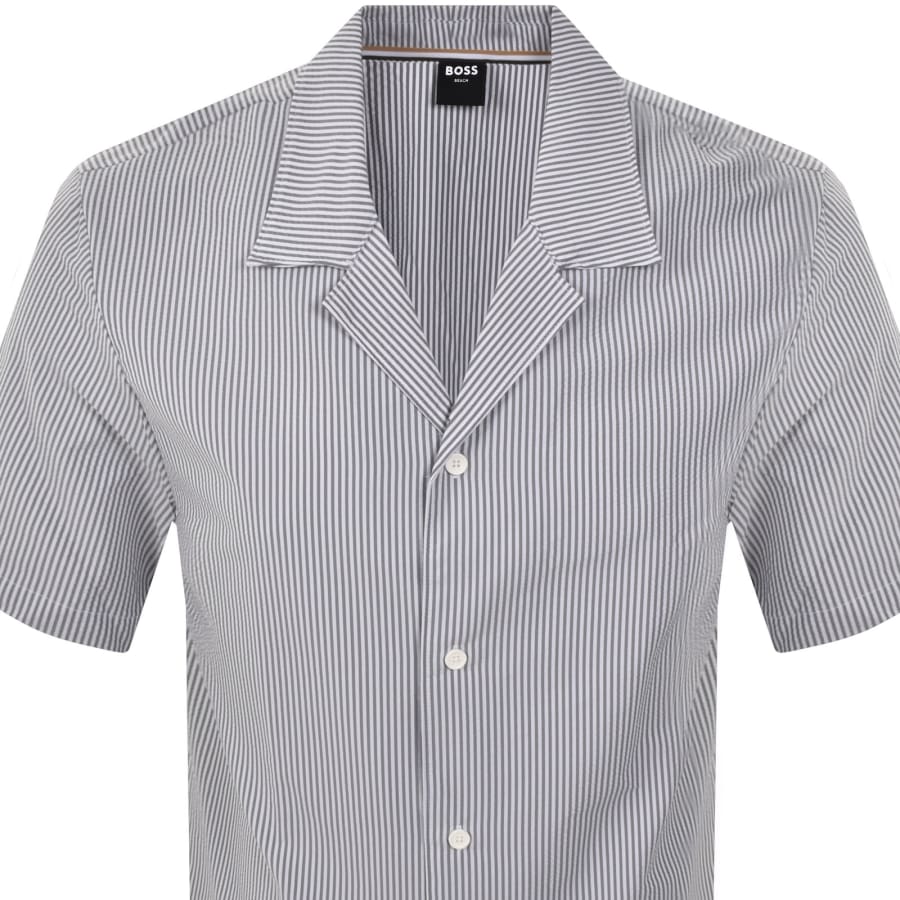 Image number 2 for BOSS Velvetfish Shirt Grey