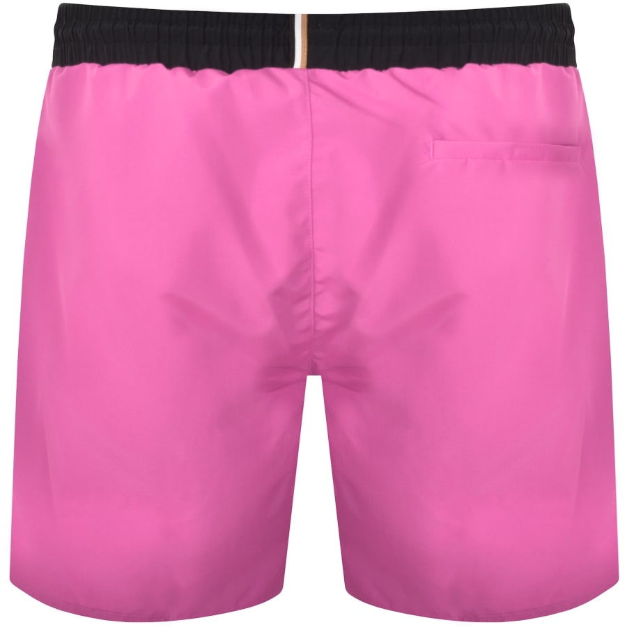 Image number 3 for BOSS Starfish Swim Shorts Pink