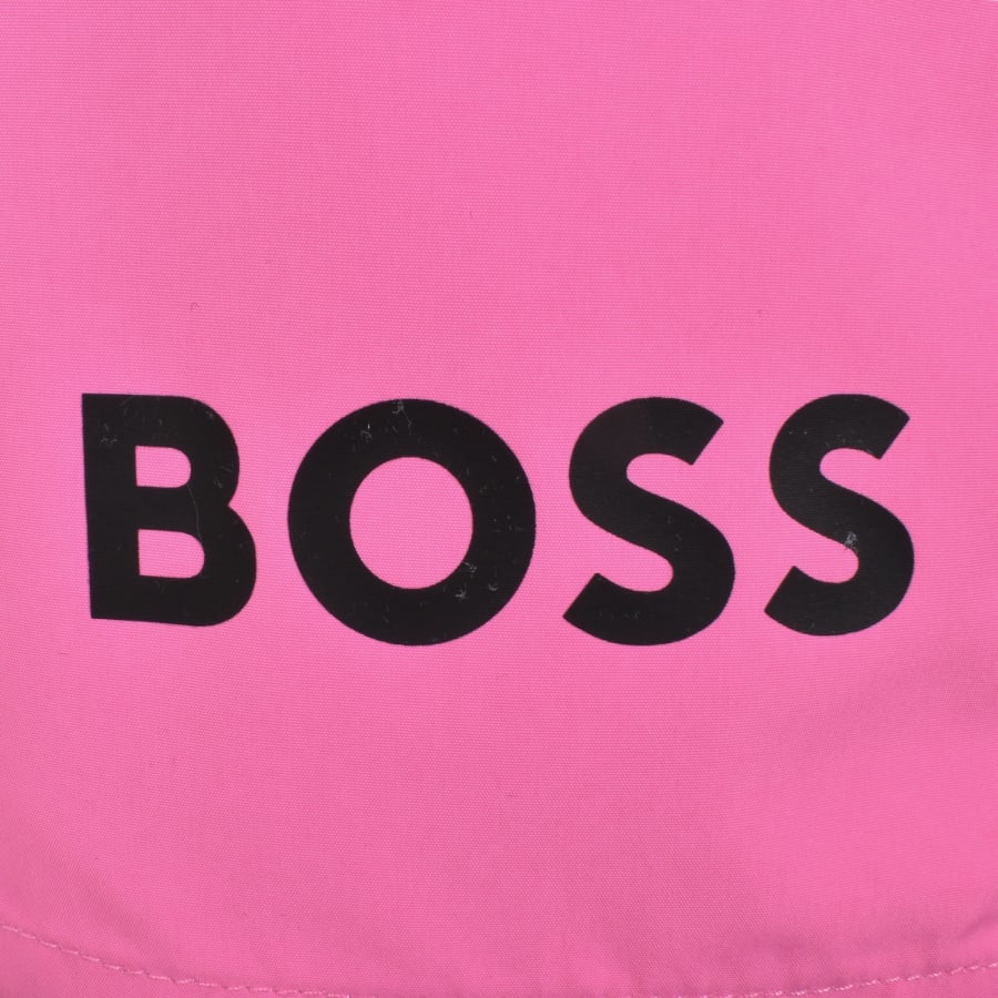 Image number 4 for BOSS Starfish Swim Shorts Pink