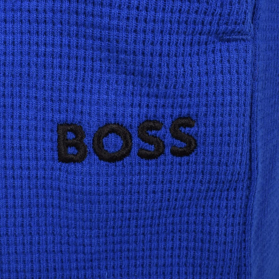 Image number 4 for BOSS Waffle Shorts Blue