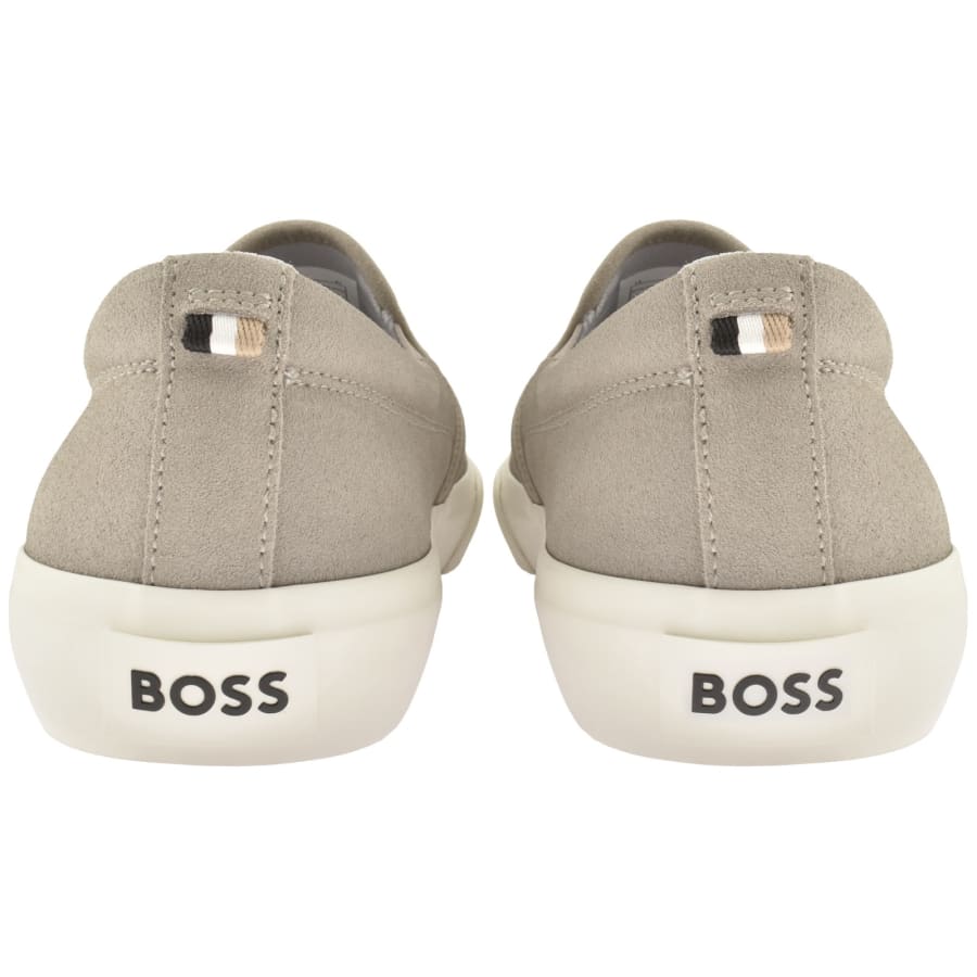 Image number 2 for BOSS Aiden Slip On Shoes Beige