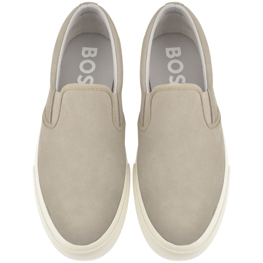 Image number 3 for BOSS Aiden Slip On Shoes Beige