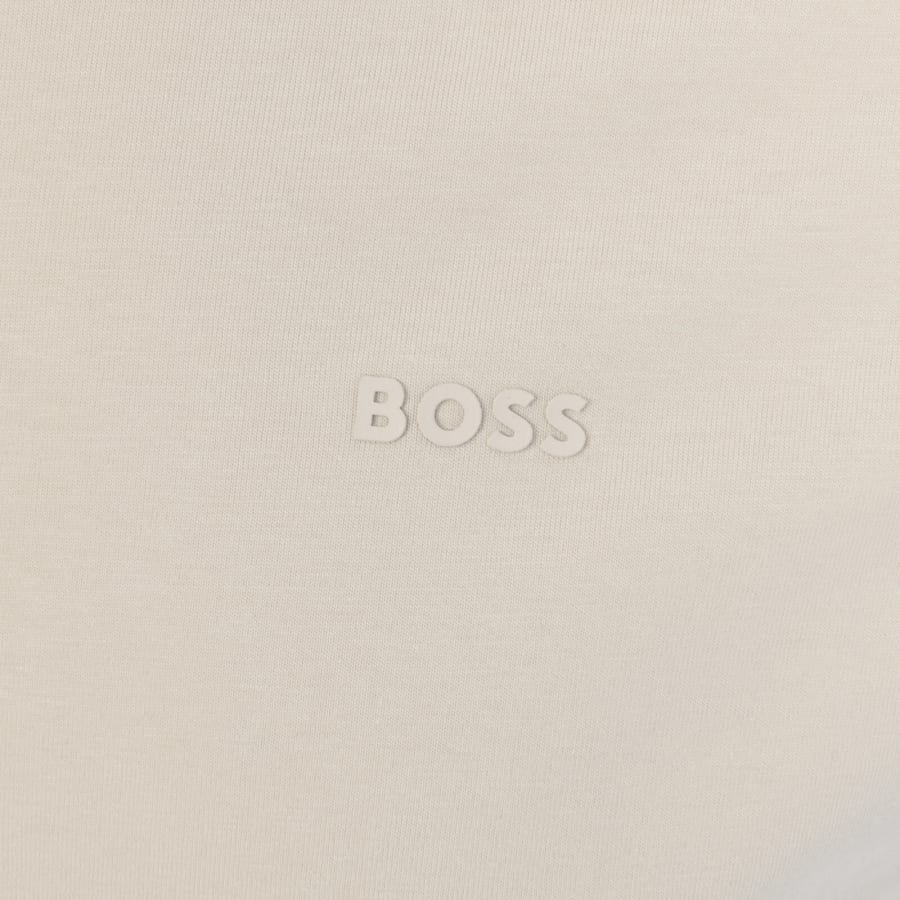 Image number 3 for BOSS Thompson 01 Logo T Shirt Cream
