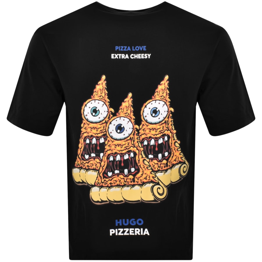 Image number 5 for HUGO Blue Nizzerio T Shirt Black